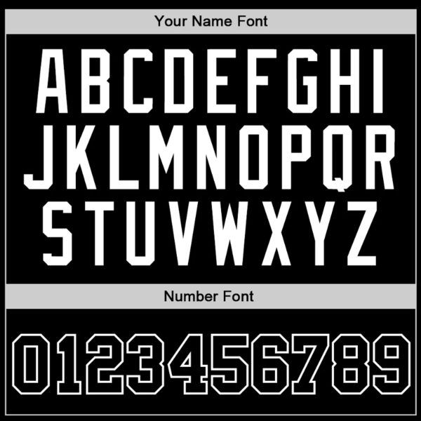 Black Black - White Custom Throwback Basketball Jersey - Image 4