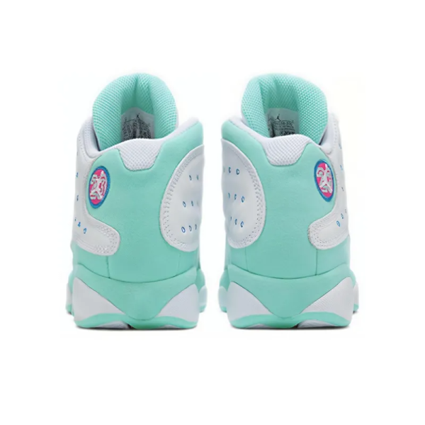 Air Jordan 13 Retro White Soar Green Pink GS - 439358-100 - Limited - Image 5