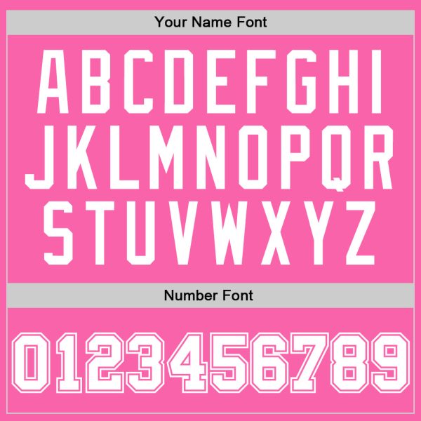 Pink White Authentic Throwback Personalized Basketball Jersey - Image 3