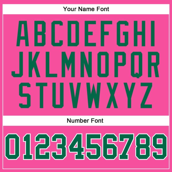 Pink White Pinstripe Kelly Green-White Authentic Personalized Basketball Jersey - Image 4