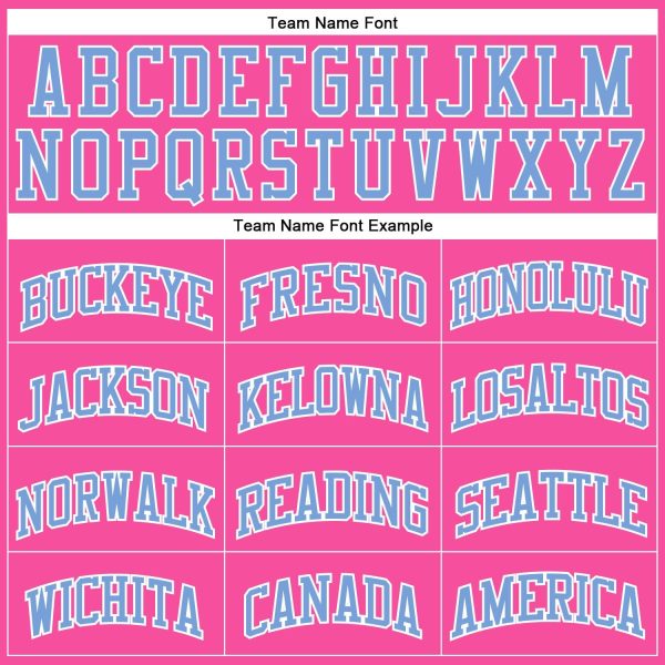 Pink White Pinstripe Light Blue-White Authentic Personalized Basketball Jersey - Image 3