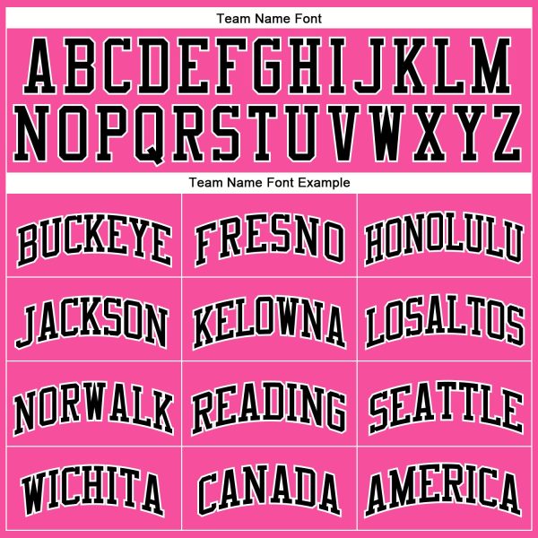 Pink White Pinstripe Black-White Authentic Personalized Basketball Jersey - Image 3