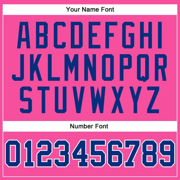 Pink White Pinstripe Royal-White Authentic Personalized Basketball Jersey - Image 4
