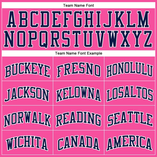Pink White Pinstripe Navy-White Authentic Personalized Basketball Jersey - Image 3