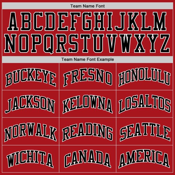 Red Black-White Authentic Throwback Personalized Basketball Jersey - Image 4