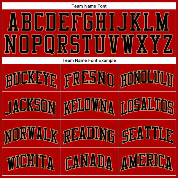 Red Black Pinstripe Black-Old Gold Authentic Personalized Basketball Jersey - Image 3