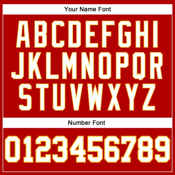 Red White Pinstripe White-Gold Authentic Personalized Basketball Jersey - Image 4