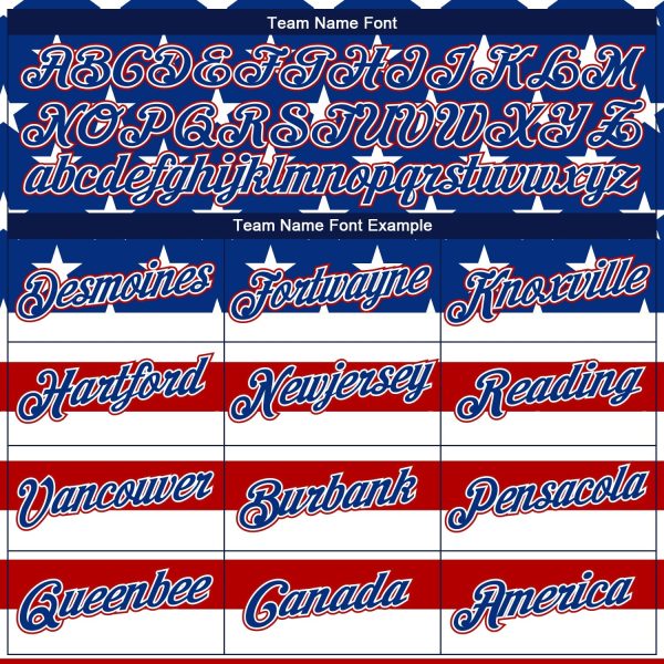 Royal Royal-Red 3D Pattern Design American Flag Authentic Personalized Basketball Jersey - Image 3