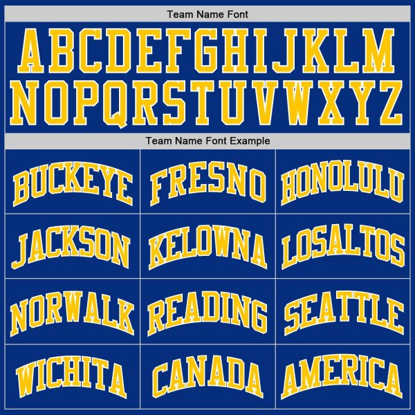 Royal Gold-White Authentic Throwback Personalized Basketball Jersey - Image 4
