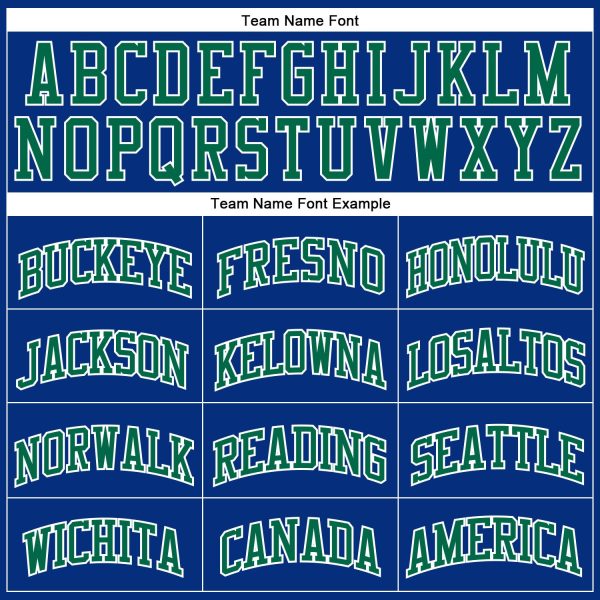 Royal White Pinstripe Kelly Green-White Authentic Personalized Basketball Jersey - Image 3