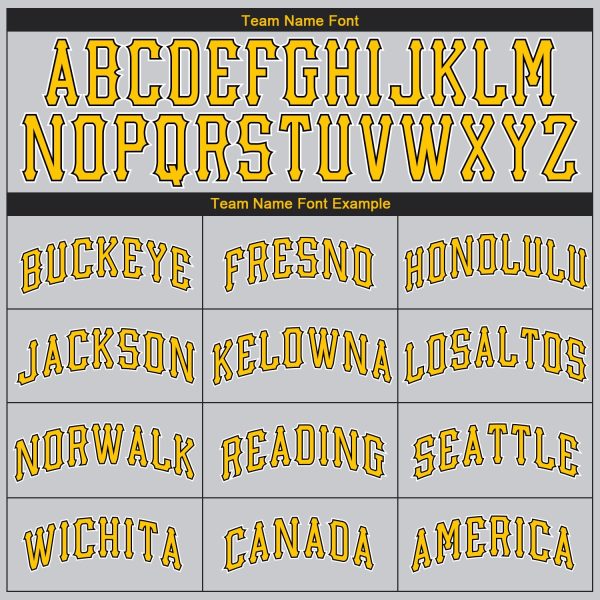 Gray Gold-Black Authentic Throwback Personalized Basketball Jersey - Image 3