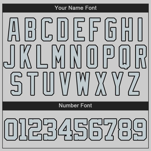 Gray Silver-Black Authentic Throwback Personalized Basketball Jersey - Image 4