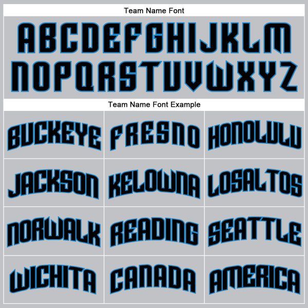 Gray Black Pinstripe Black-Blue Authentic Personalized Basketball Jersey - Image 3