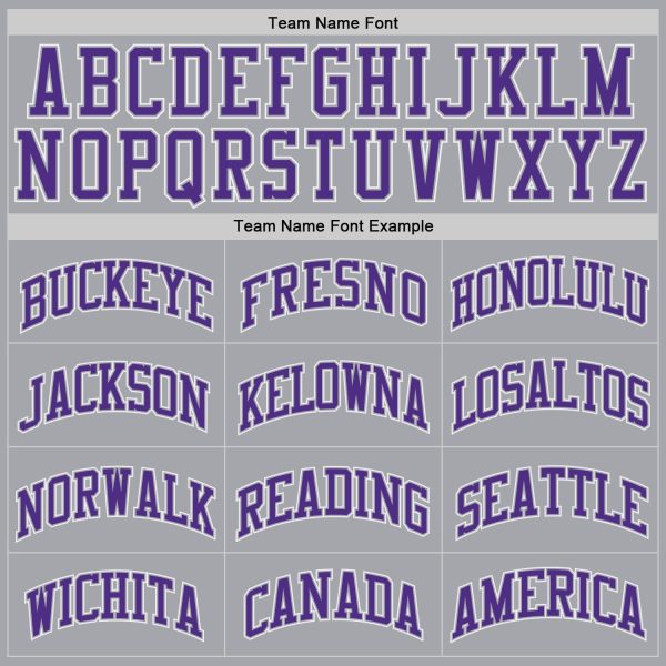 Gray Purple-White Authentic Throwback Personalized Basketball Jersey - Image 4