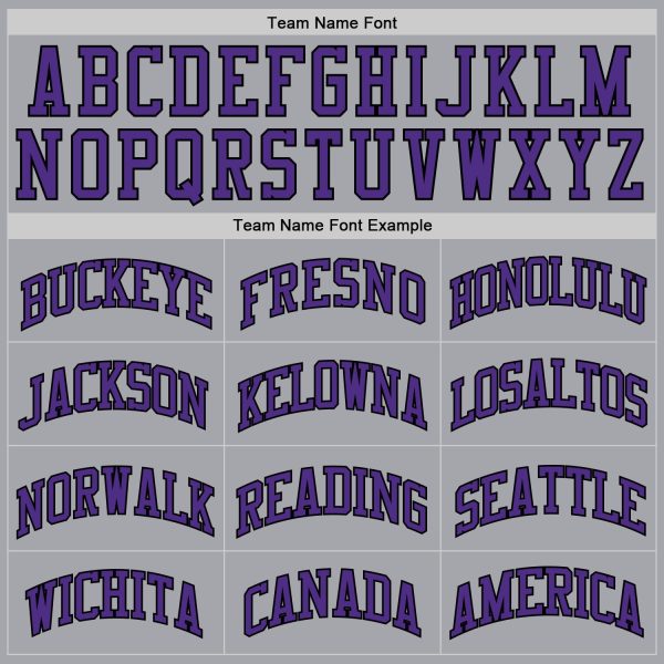 Gray Purple-Black Authentic Throwback Personalized Basketball Jersey - Image 4