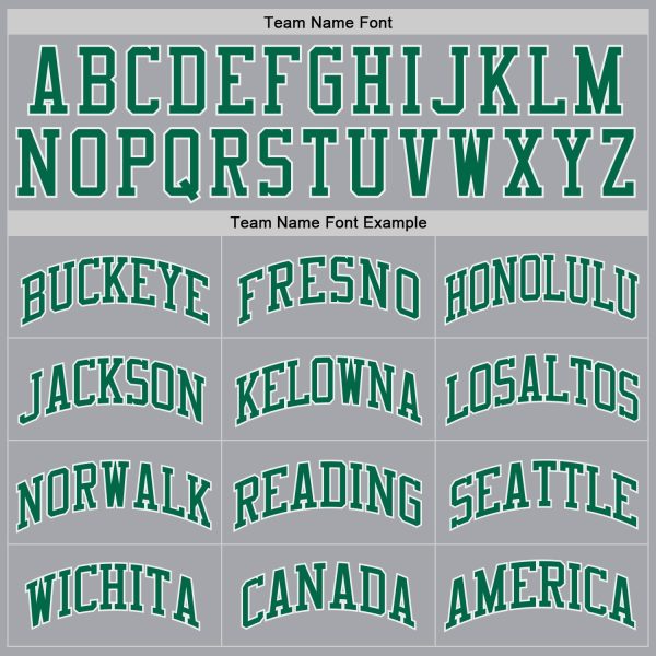 Gray Kelly Green-White Authentic Throwback Personalized Basketball Jersey - Image 4