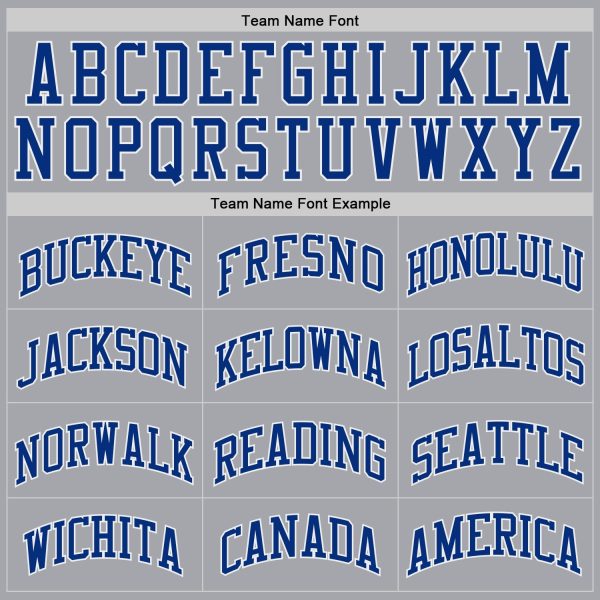 Gray Royal-White Authentic Throwback Personalized Basketball Jersey - Image 4