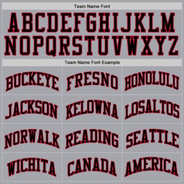 Gray Black-Red Authentic Throwback Personalized Basketball Jersey - Image 4