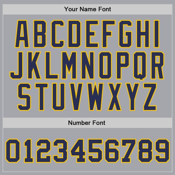 Gray Navy-Gold Authentic Throwback Personalized Basketball Jersey - Image 3