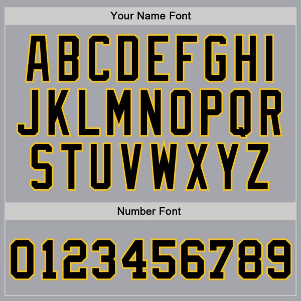 Gray Black-Gold Authentic Throwback Personalized Basketball Jersey - Image 3