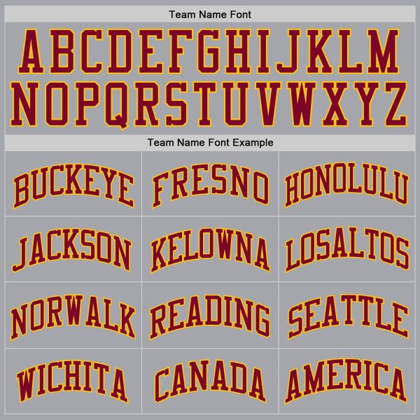 Gray Maroon-Gold Authentic Throwback Personalized Basketball Jersey - Image 4