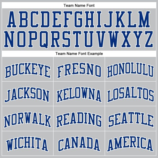 Gray Red-Royal Authentic Throwback Personalized Basketball Jersey - Image 3