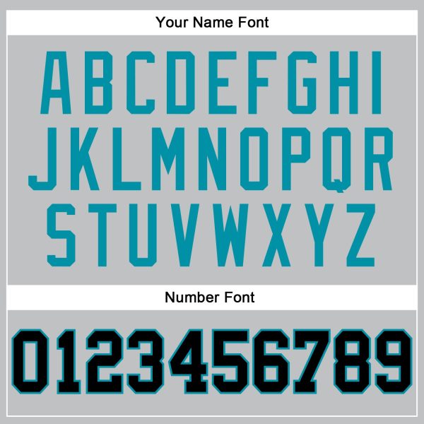 Gray Black-Teal Authentic Throwback Personalized Basketball Jersey - Image 4