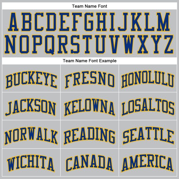 Gray Royal-Gold Authentic Throwback Personalized Basketball Jersey - Image 3