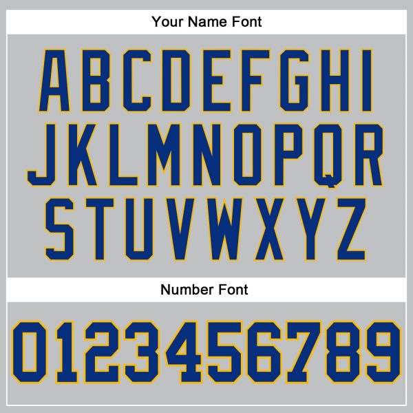 Gray Royal-Gold Authentic Throwback Personalized Basketball Jersey - Image 4