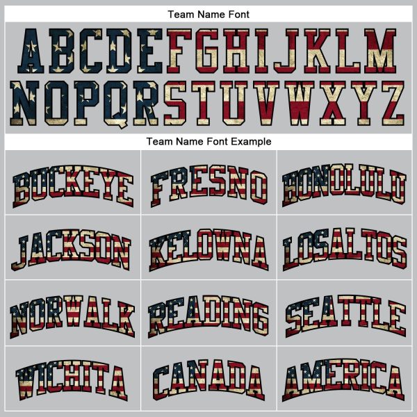 Gray Vintage USA Flag-Black Authentic Throwback Personalized Basketball Jersey - Image 3