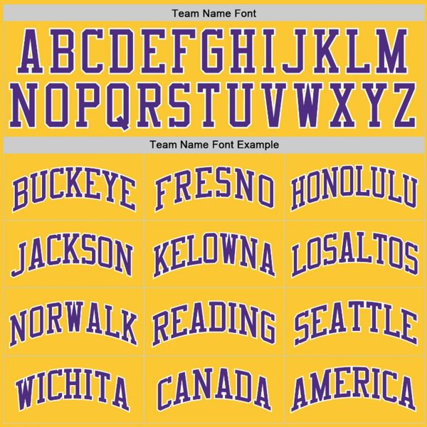 Gold Purple - White Throwback Personalized Basketball Jersey - Image 3