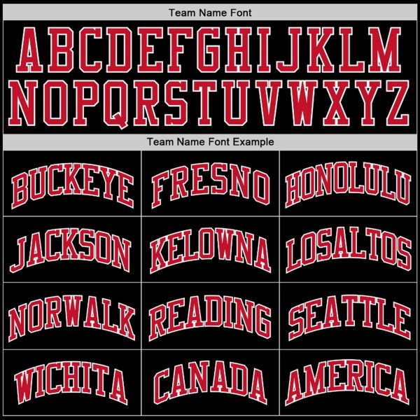 Black Red - White Custom Throwback Basketball Jersey - Image 3