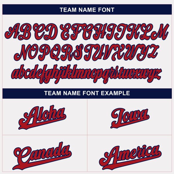 Red Alternate Royal Red Personalized Baseball Jersey - Image 4