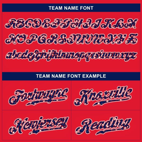 Red Texas Style Personalized Baseball Jersey - Image 4