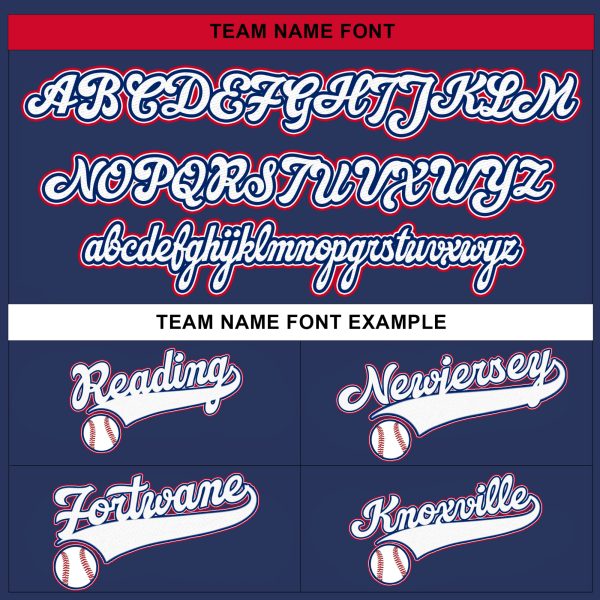 Royal White Personalized Baseball Jersey - Image 4