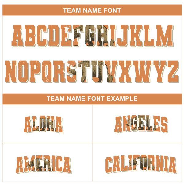 White Alternate Orange California Map Personalized Baseball Jersey - Image 4