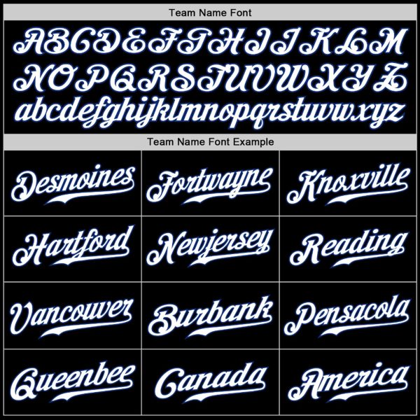 Black Royal - White Personalized Baseball Jersey - Image 4