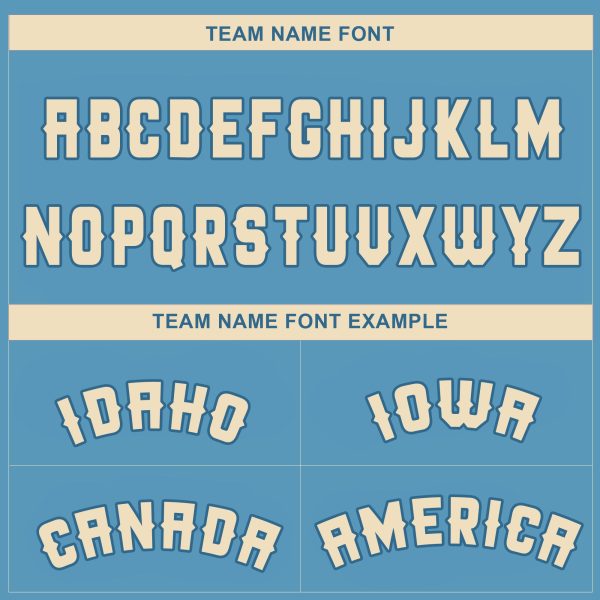 Light Blue White 3D San Antonio City Texas Pattern Personalized Baseball Jersey - Image 4