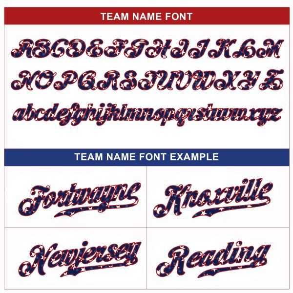 Red - Royal Stars & Stripes Texas Style Personalized Baseball Jersey - Image 4
