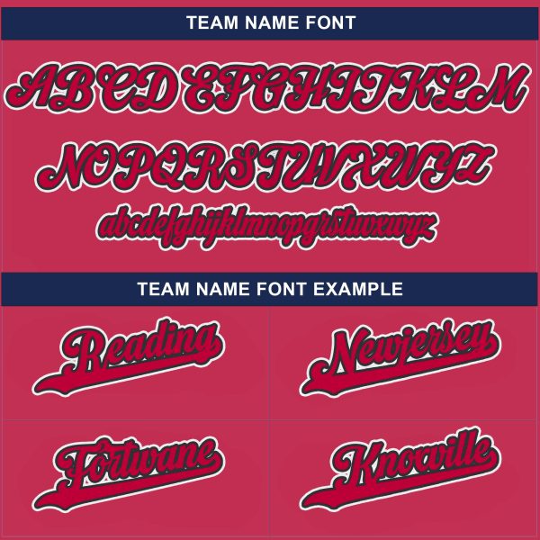 Royal 3D Atlanta City Personalized Baseball Jersey - Image 4