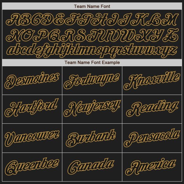 White-Black Old Gold Authentic Split Personalized Baseball Jersey - Image 4