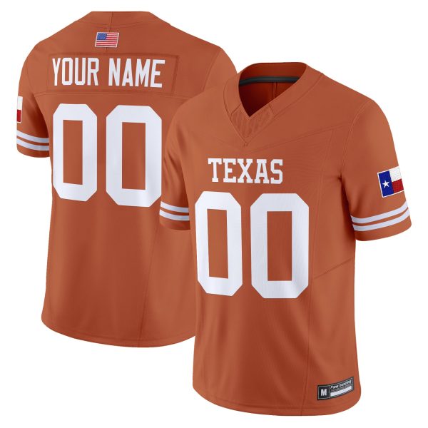 Texas 2025 Personalized Football Jersey