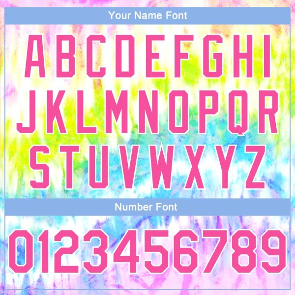 Tie Dye Pink-White 3D Authentic Personalized Basketball Jersey - Image 4