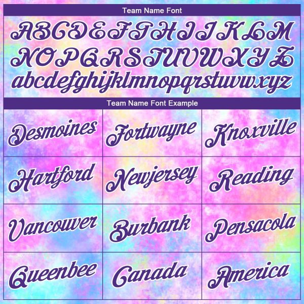 Tie Dye Purple-White 3D Watercolor Gradient Authentic Personalized Basketball Jersey - Image 3