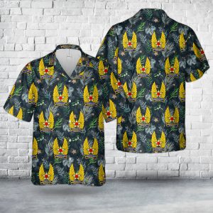 U.S. Air Force Winged Emblem Hawaiian Shirt for Men ? Military Badge & Tropical Design, Perfect for Aviation Enthusiasts