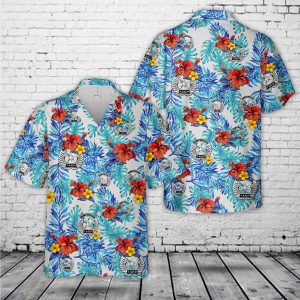 U.S. Air Force Tactical Air Control Party Hawaiian Shirt for Men ? Military Emblem & Tropical Design, Perfect for Aviation Enthusiasts