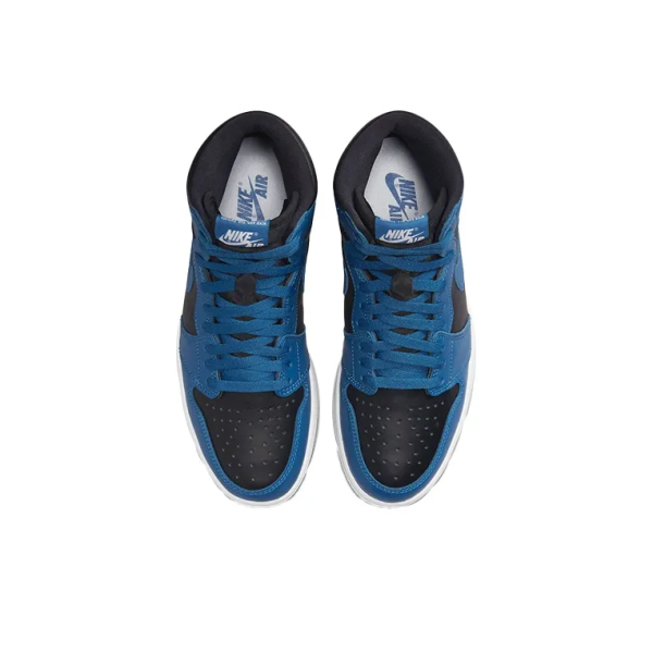 Air Jordan 1 Retro High OG 'Dark Marina Blue' 555088-404 - Style - Image 4