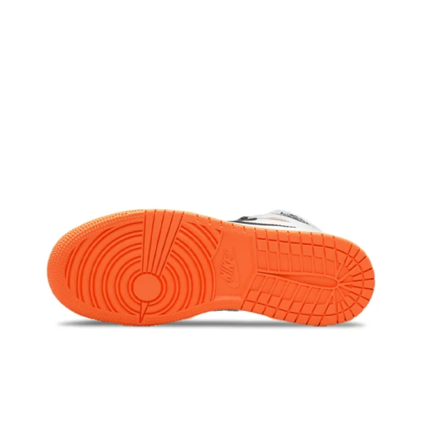Air Jordan 1 High Electro Orange GS - 575441-180 - For Men - Image 4