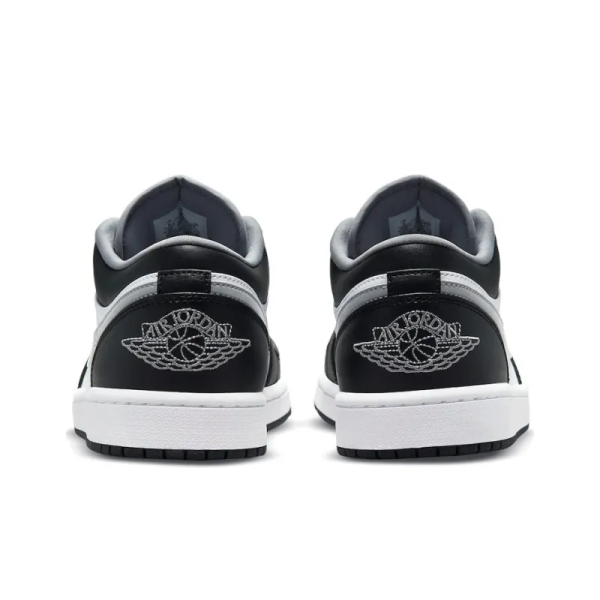 Air Jordan 1 Low 'Black Medium Grey' 553558-040 - Style - Image 5