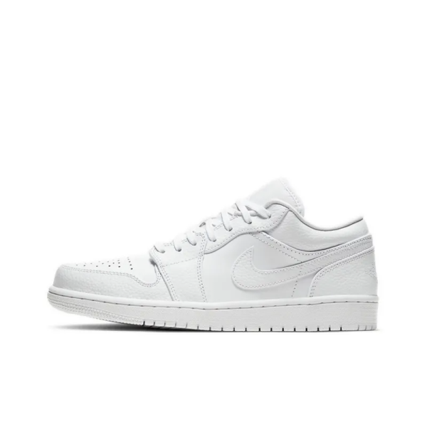 Air Jordan 1 Low Triple White - 553558-130 - For Men